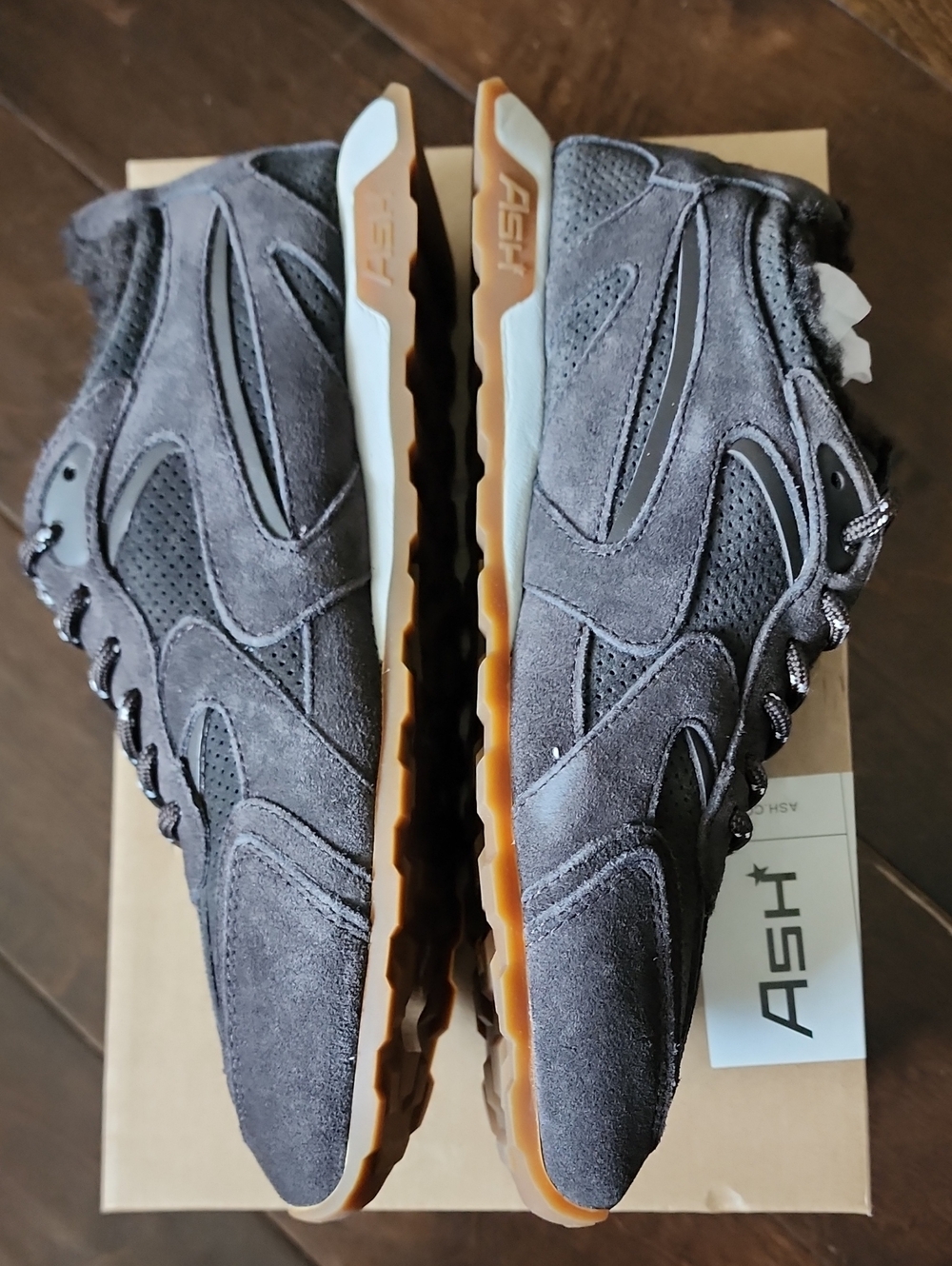 New Ash Kasar Fur Sneakers, Sz. 40M